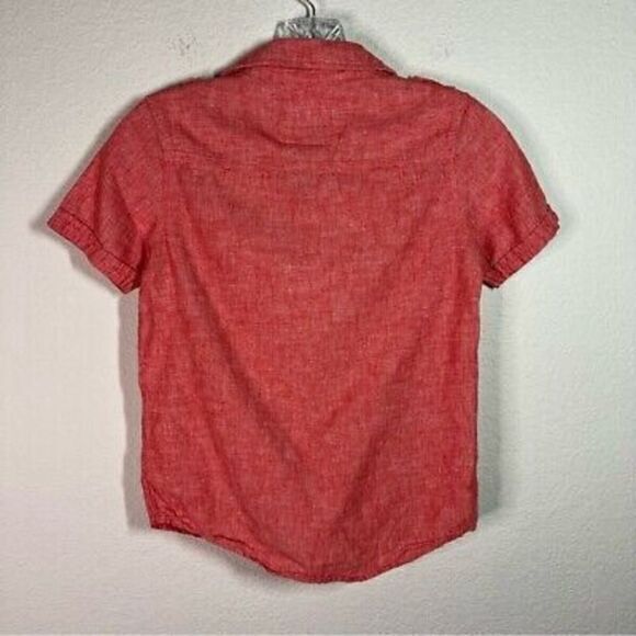 Sean John boys button‎ front linen blend shirt size small - Picture 2 of 5